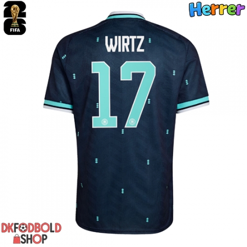 Tyskland Florian Wirtz #17 Udebanetrøje VM 2026 Kort ærmer